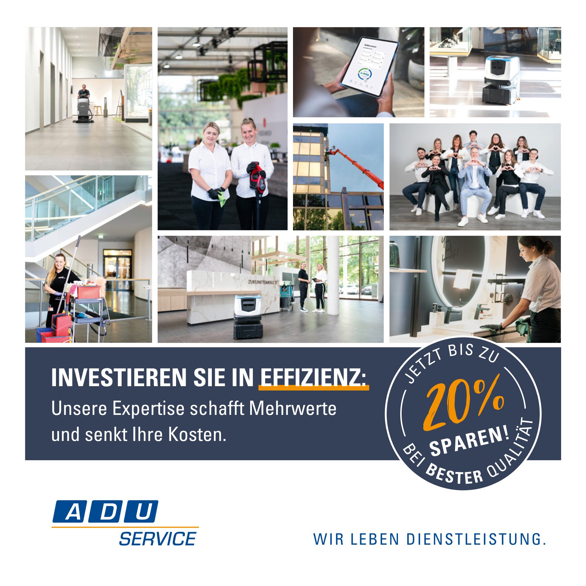 Wie steigert die Expertise der ADU Urban Service Gruppe Effizienz und senkt Kosten?